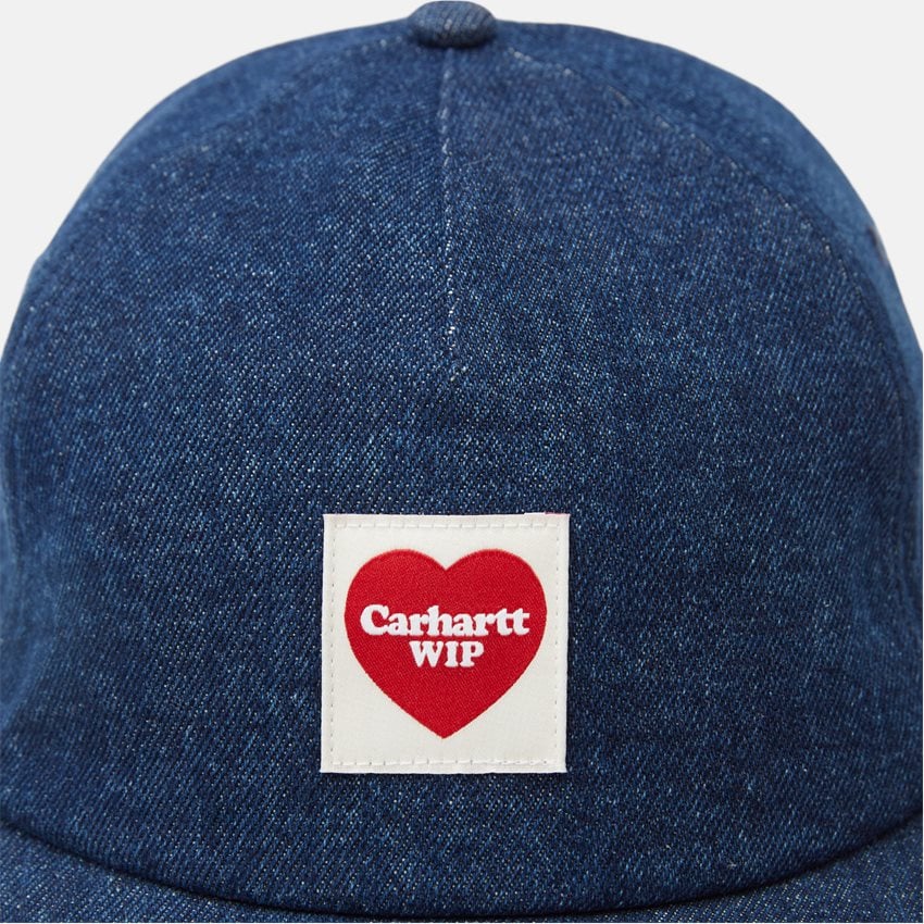 Carhartt WIP Caps NASH CAP I032455 BLUE RINSED